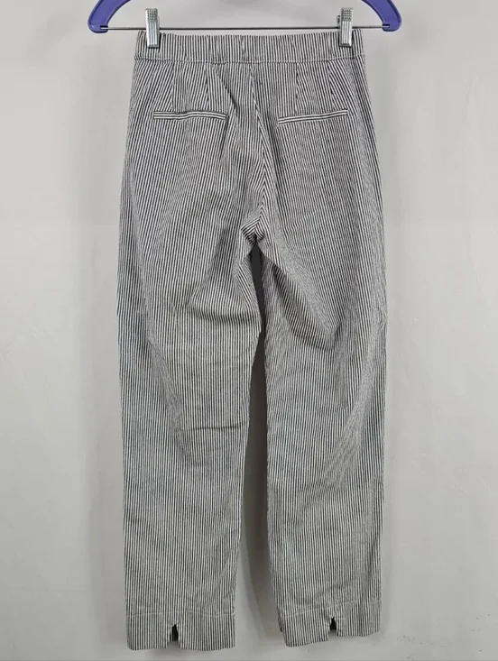 Brandy Melville Tilden Navy White Striped High Waisted Pants, OS - Picture 4 of 10